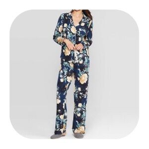 NWT Stars Above XS modal blue floral PJ set